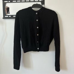 Alumina Concept Mohair Black Cardigan